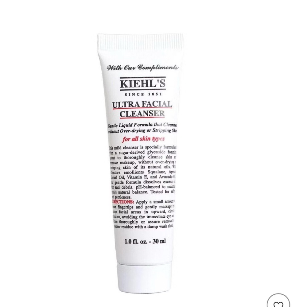 KIEHL’S Ultra Facial Cleanser 30ml Travel Size NWT Pristine